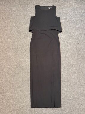 Black Halo Kacie 2 Piece Maxi Dress in Black